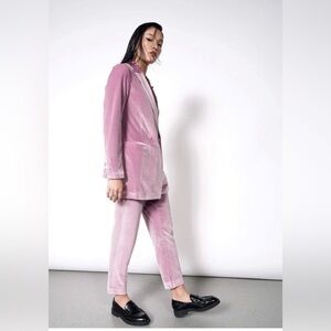 Wildfang Empower Velvet Blazer and Trouser Set